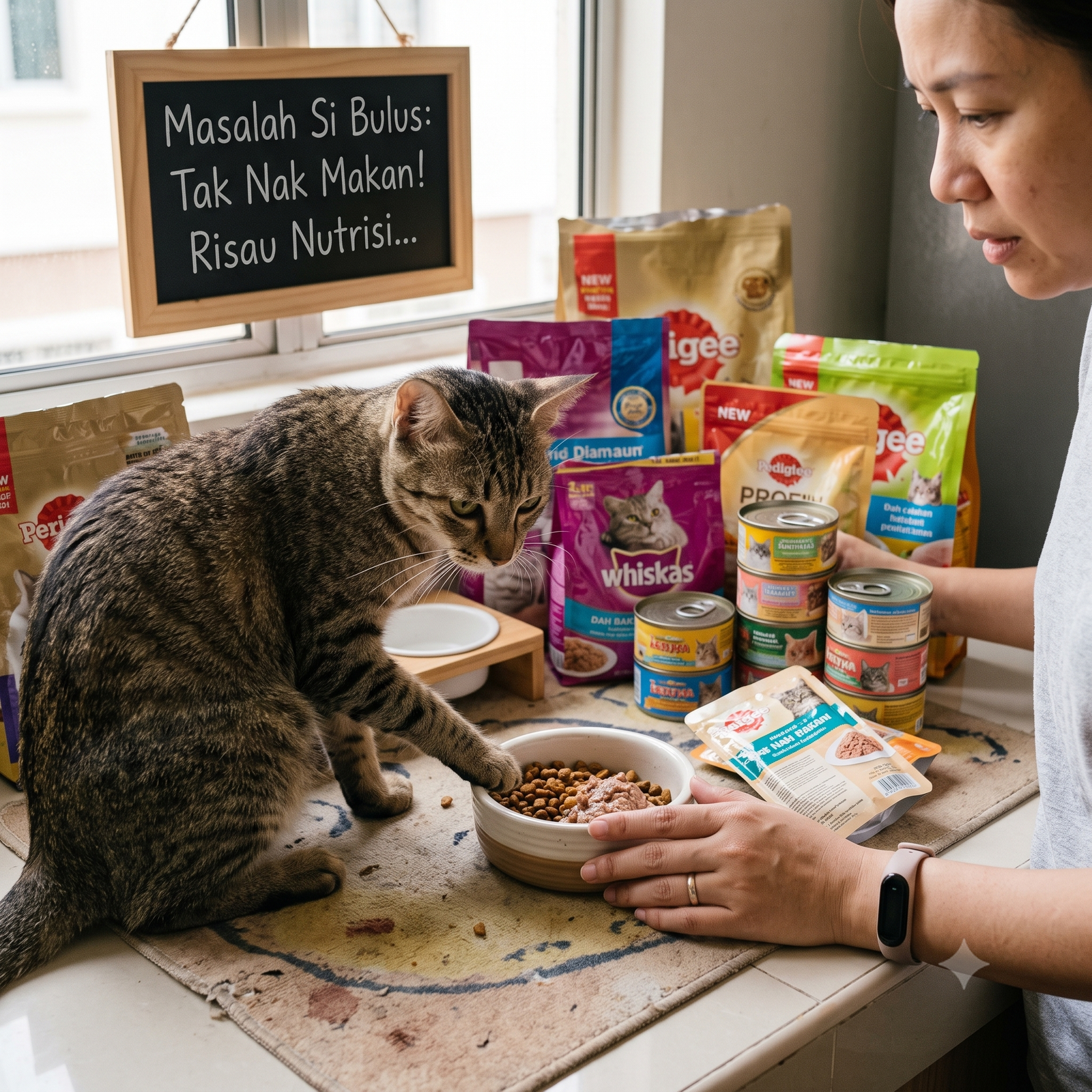 Kucing malas makan